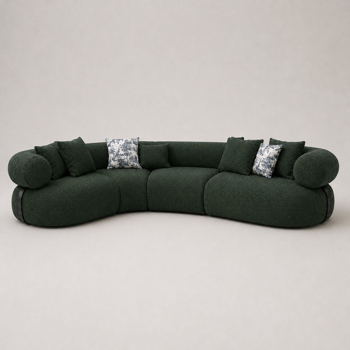 Canape Angle Gauche Hera Coloris Vert Foret